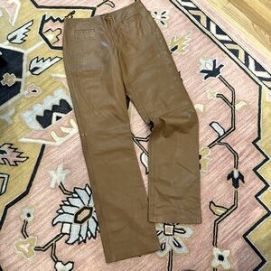 PHILIPPE ADEC / Paris / Women 100% Lamb skin, leather Pants / Size 10